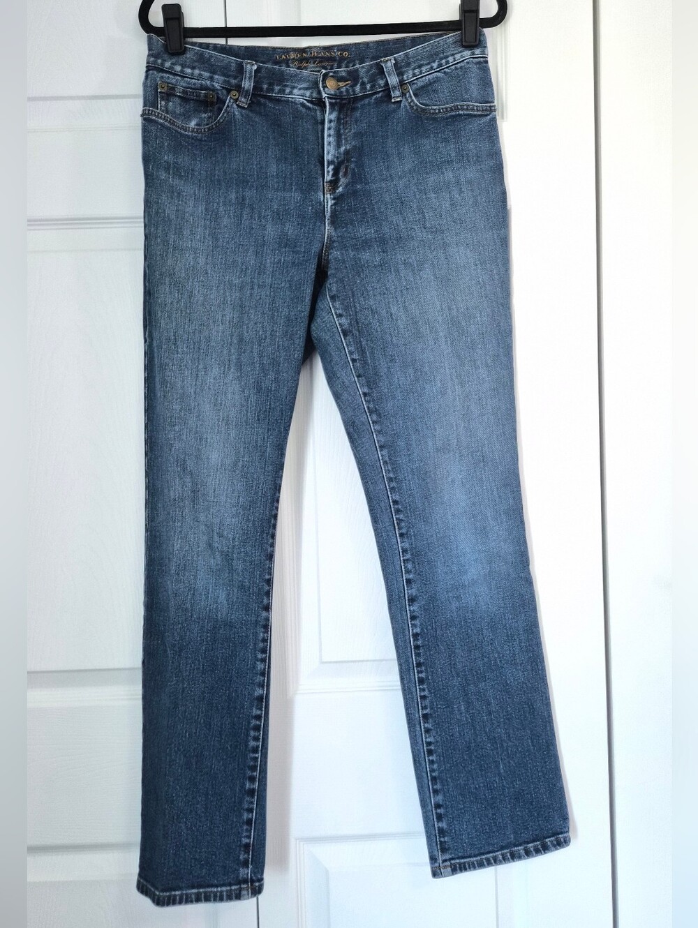 Lauren Jeans Co. Ralph Lauren Straight Leg Jeans 8 Americana Preppy